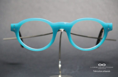 Monture forme Pantos bleu canard